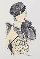 "Bejeweled Lady", Georgio Armani 2010 - Pastel